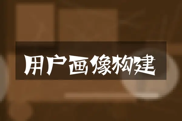 用户画像构建
