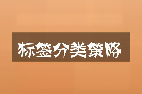 标签分类策略