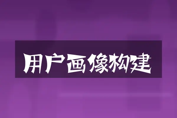 用户画像构建